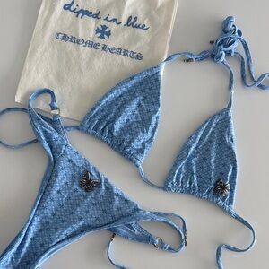 Chrome Hearts Sky Blue Bikini SIZE S